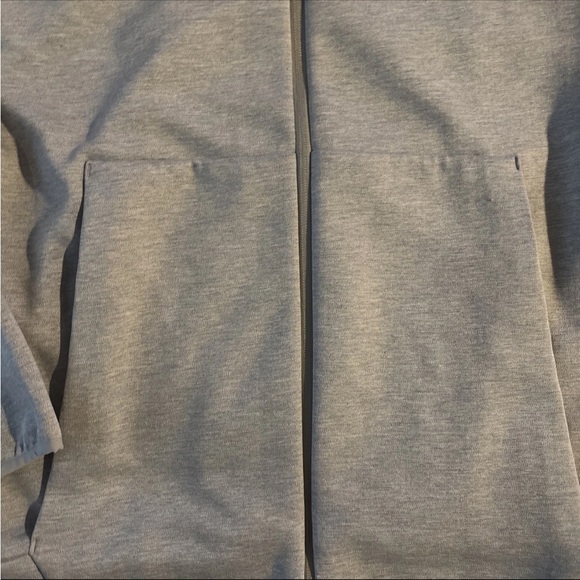 Men’s Adidas Z.N.E. Small Hoodie JF2450 Gray - Picture 4 of 5